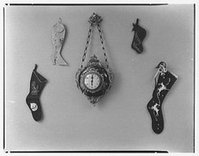Photo:Baldwin Long Island NY Mrs Esther Wheeler 1957 Stockings and Clock picture