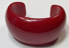 Bakelite Lipstick Red Cuff Vintage Chunky picture