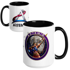 Large 15oz   - NASA Artemis Mission Tribute  Ceramic Mug -  Coffee & Tea Cup picture