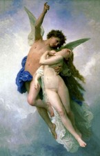 Psyche et LAmour, William-Adolphe Bouguereau *Art Postcard* picture