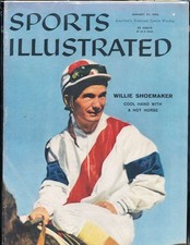 January 27, 1958 Willie shoemaker Sports Illustrated regional newsstand picture