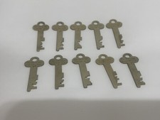 Diebold Safety Deposit Box Keys Lot of 10 Exc. Vintage Condition See all Photos picture