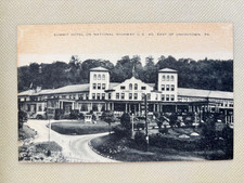 Uniontown PA Summit Hotel US 40 National Highway Vintage Postcard Artvue picture