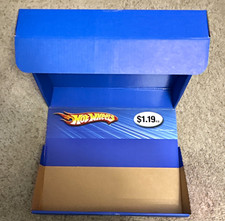 Hot Wheels 36-Piece Counter Store Display Blue Cardboard 2004 B8288-0950 picture