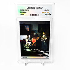 THE CONCERT (Johannes Vermeer) Holographic Card GleeBeeCo #TFA5-L LIMITED to /49 picture