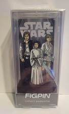 FiGPiN Star Wars - Han, Leia,  Luke #1870-New-Locked - May 4th Celebration 2026 picture