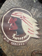 Aviation WWII 345 Bombardment Group Air Apaches  Ww2 Leather Patch picture