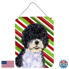 Caroline's Treasures SS4559DS1216 Portuguese Water Dog Candy Cane Christmas picture