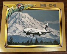 RARE Late 1990s Alaska Airlines Boeing 737-400 