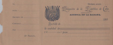 1890s Receipt Document SPANISH AMERICAN WAR Jose Marti Patriotic Club picture