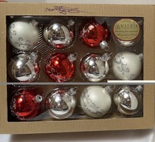 Vitbis Hand Crafted In Poland Christmas Ornaments 2” Assorted Box Of 24. picture