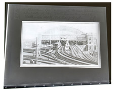 C. 1906 Sullivan Square Terminal Boston Elevated RY 1950s Copy Photo negative picture