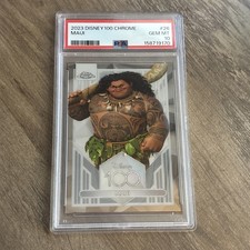 2023 Topps Chrome Disney 100 Base #26 Maui PSA 10 Gem Mint picture