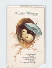 Postcard Easter Message Holiday Greeting Card Art Print picture