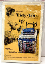 VTG Granny's Tidy Tote Sewing Caddy Craft Kit picture