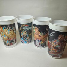 1992/94 McDonald's USA Basketball Dream Team 1 & 2 Loose Cups + Bonus Card picture