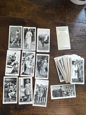 1937 W.O. & H.O WILLS CIGARETTES OUR KING & QUEEN 50 CARD SET Golf Polo Tennis+ picture