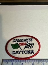 Daytona USA 1984 Speedweek Patch New Old Stock, Nice picture