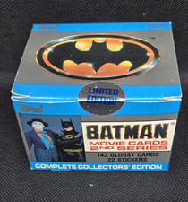 (Sealed) Batman 1989 Series 2 Limited Edition Trading Card Collector's Box Set picture