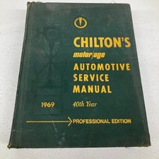 Chilton's Automotive Service Manual 1969 40th Year picture