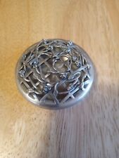  Selangor Pewter Container Art Decore  3inch Round picture