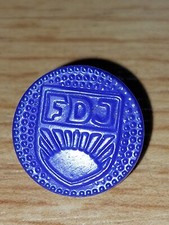 GDR Button - FDJ - Free German Youth picture