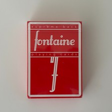 Fontaine RARE Red Playing Cards Zach Mueller v1 Original Smudged OG 1/2,500 picture
