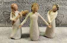 Willow Tree Figures Lot of 3: 1 Celebrate, 1 Blessings, and 1 Angel of Autumn picture