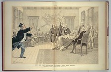 Declaration of Independence John Hancock Thomas Jefferson 1908 Cartoon Business picture