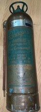 Badger's Brass Copper Fire Extinguisher Collectible Firefighting Year 1976 picture