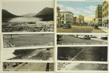Vintage Photo RPPC Postcards Lake Wenatchee Washington Columbia River Downtown picture