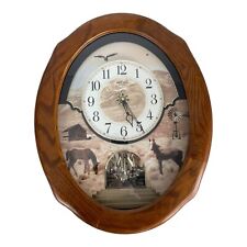 Rhythm Clock Joyful Prairie Magic Motion Clock 4MH418WU06 20.7 x 16.6 in. picture
