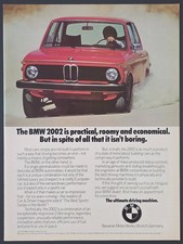1975 PRINT AD BMW 2002 