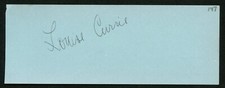 Louise Currie d2013 signed autograph auto 2x5 cut Actress in The Masked Marvel picture