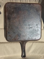 Vintage Wagner Ware Sidney O Cast Iron Bacon and Egg Breakfast Skillet 1101 NR picture