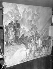 John D s New Mural Despite Rockefeller s request that figure of Ch .. Old Photo picture
