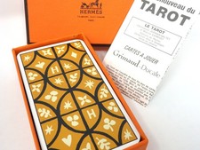 HERMES Tarot Cards With Manual Authentic Deck of Playing Cards 4-mark & H Design picture