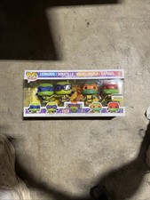 Funko Pop Movies TMNT Mutant Mayhem 4-Pack Amazon Exclusive Glow in the Dark picture