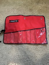 Proto U.S.A. Red Canvas Tool Pouch,JSCRM10SP - 10 Pockets picture