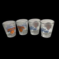 Set of 4 Jose Cuervo New York Knicks 2oz Shot Glasses picture