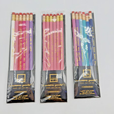 Lot 3 Slightly Awesome Pencils Funny Novelty Quote Pencil Sets Sealed Gift picture