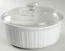 Corning French White 2.5 Quart Round Covered Casserole 10039903 picture