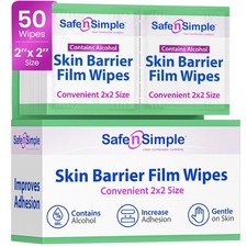 Skin Barrier Wipes with Alcohol  2