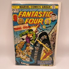 Marvel Comics Fantastic Four #167 Feb 1976 Thing and Hulk Bronze Age Comic Book picture