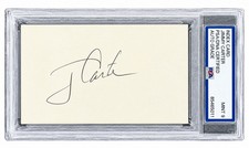 President Jimmy Carter Signed Index Card PSA/DNA Auto Mint 9 picture