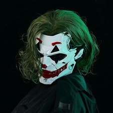 Cyberpunk Joker Clown Mask – Cosplay Halloween Prop picture