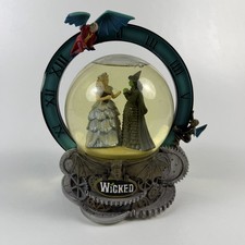 Wicked Broadway Musical Snow Globe 2003 For Good Works *Chips As Seen In Picture picture