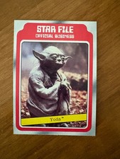 1980 Topps Star Wars The Empire Strikes Back Yoda Star Files #9 ex-nrmt picture