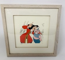 Disney Villians LTD ED Serigraph Set Of 5 Capt Hook, Cruelly, Evil Queen NIB picture
