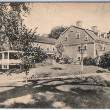c1910s South Sudbury MA Longfellow's Wayside Inn Postcard Albertype Collotype PC picture